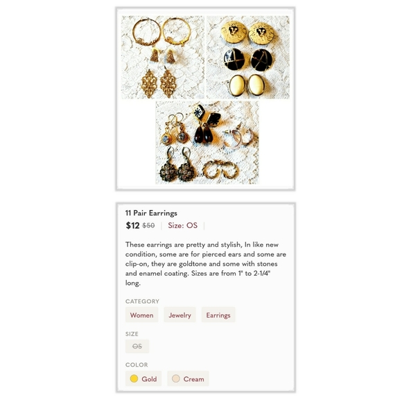 Bundle of 14 Jewelry Items Collection - Picture 2 of 4